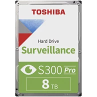 TOSHIBA HDD disk S300 Pro, 8 TB, SATA III, 3.5", 7200 RPM (CMR, Surveillance)